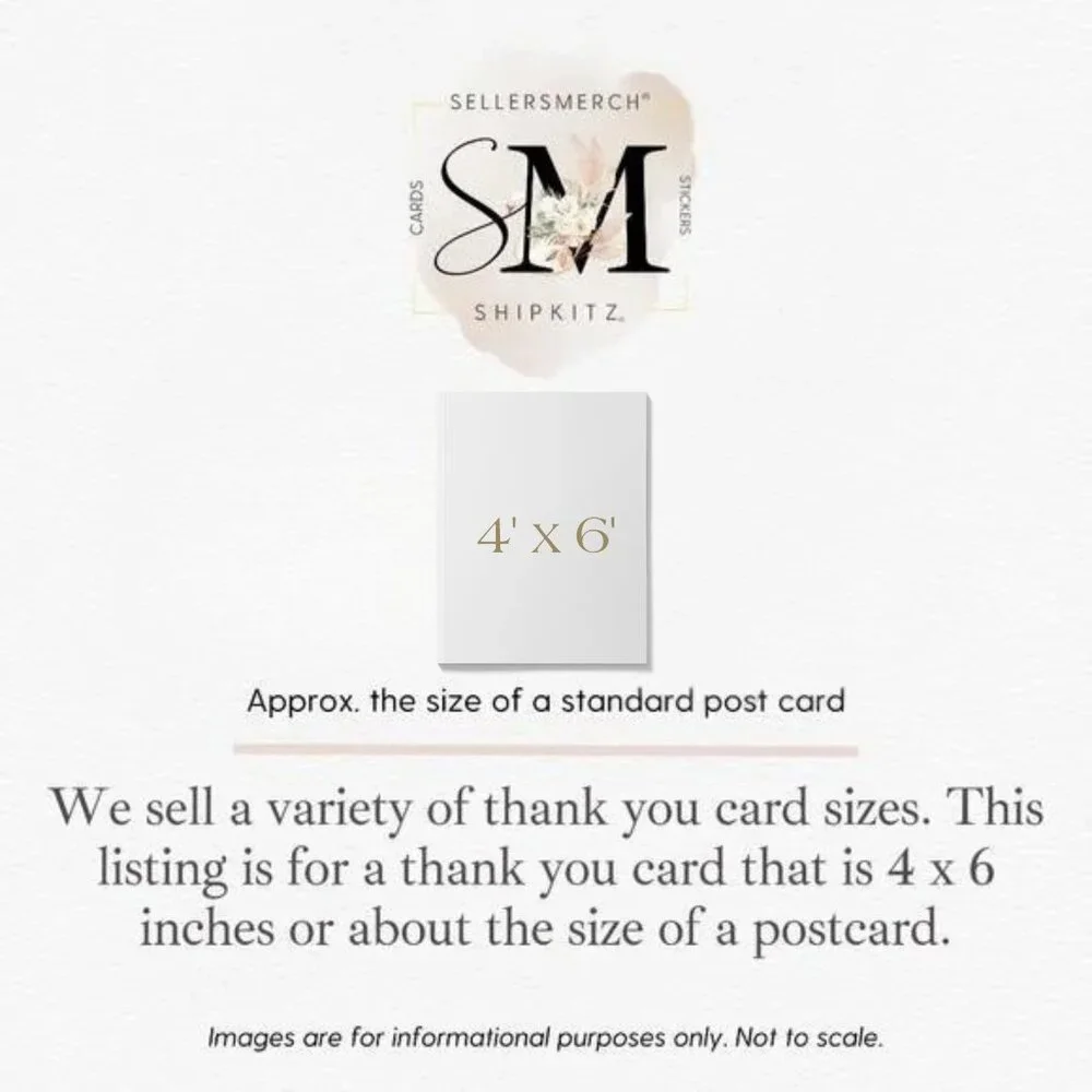 Custom Note Cards for Small Business Packaging – Personalized with QR Code - Picture 5 of 5